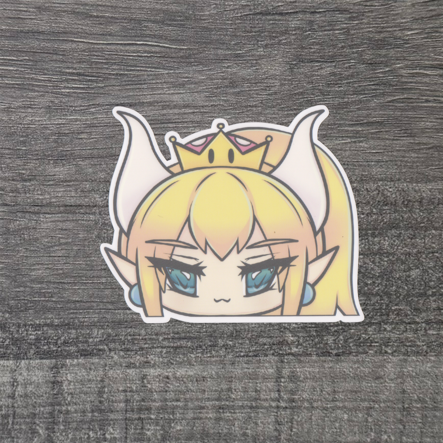 Bowsette ChubBaes Peeker Sticker