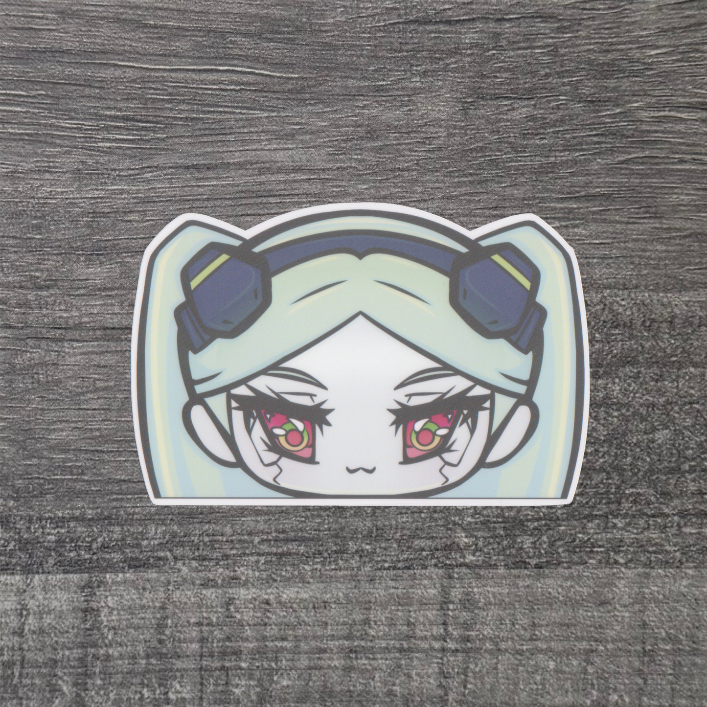 Rebecca ChubBaes Peeker Sticker