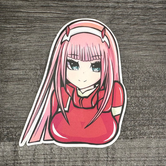 Zero Two Suit Boobae Sticker