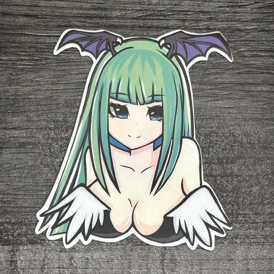 Morrigan Aensland Boobae Sticker