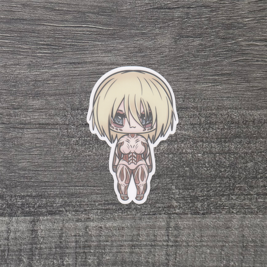 Female Titan ChubBaes Sticker