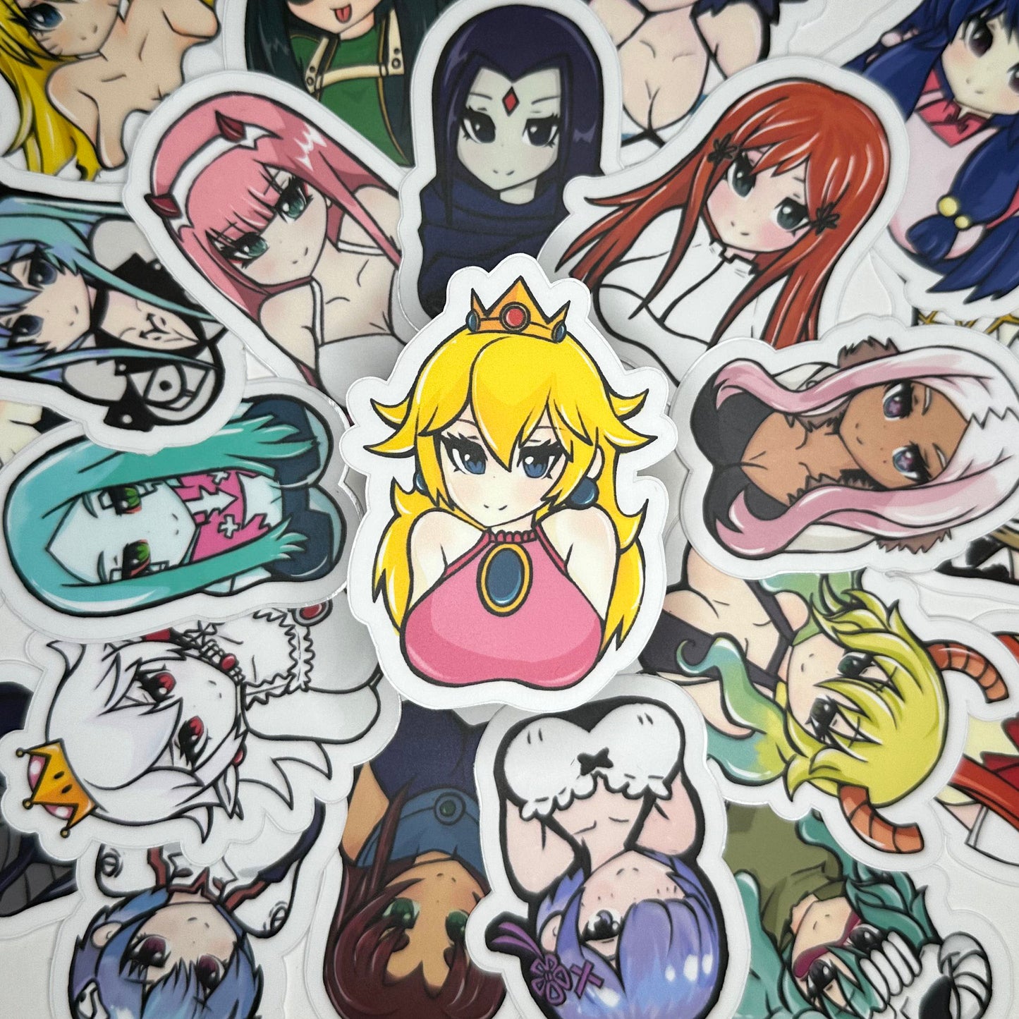 Princess Peach Boobae Sticker