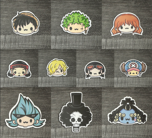 Straw Hat Pirates Stickers